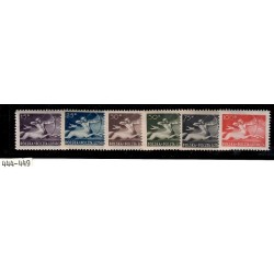 seria znaczków 444-449**1946r