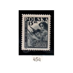 znaczek 454**1948r